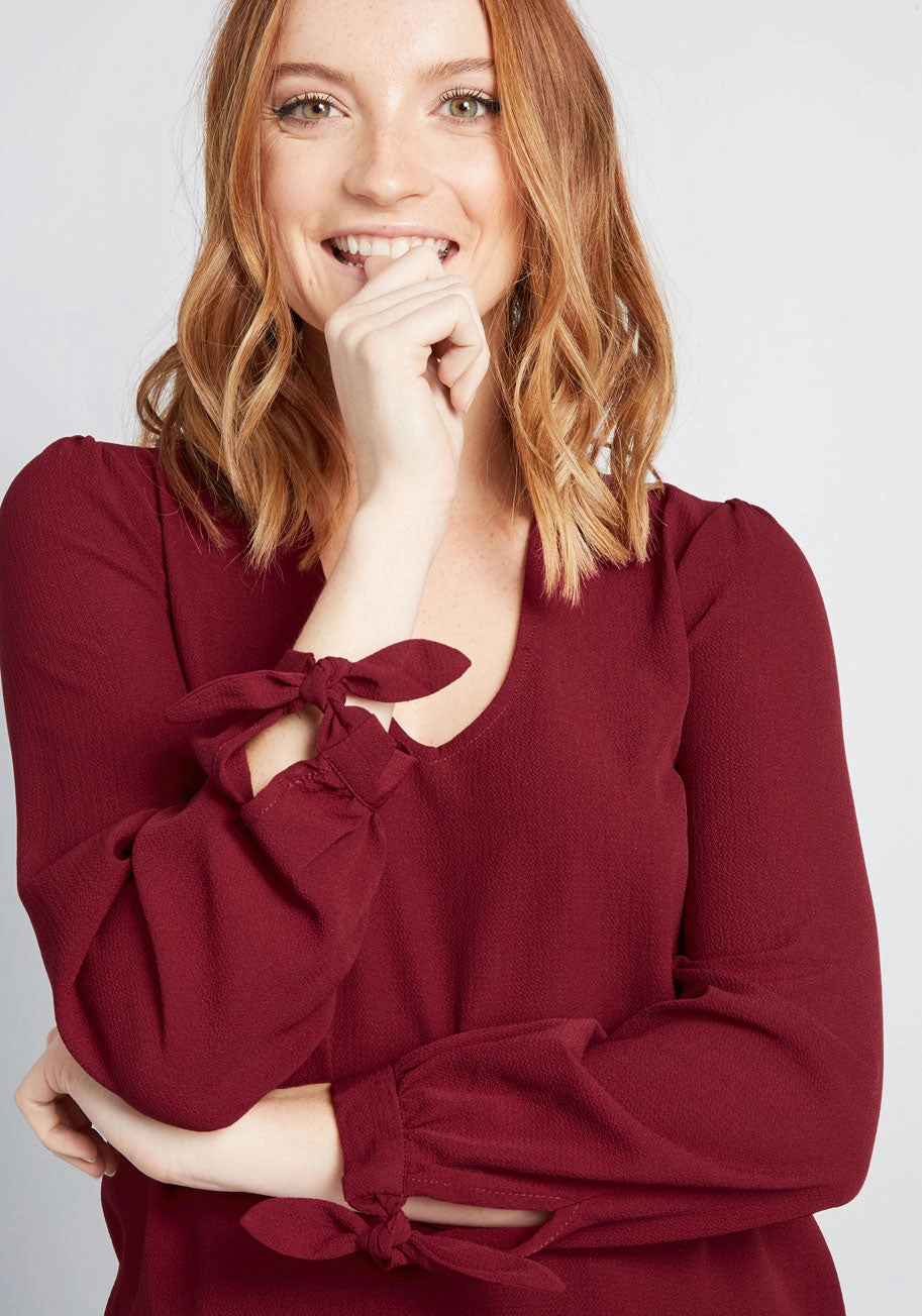 Ideal Discovery Long Sleeve Blouse