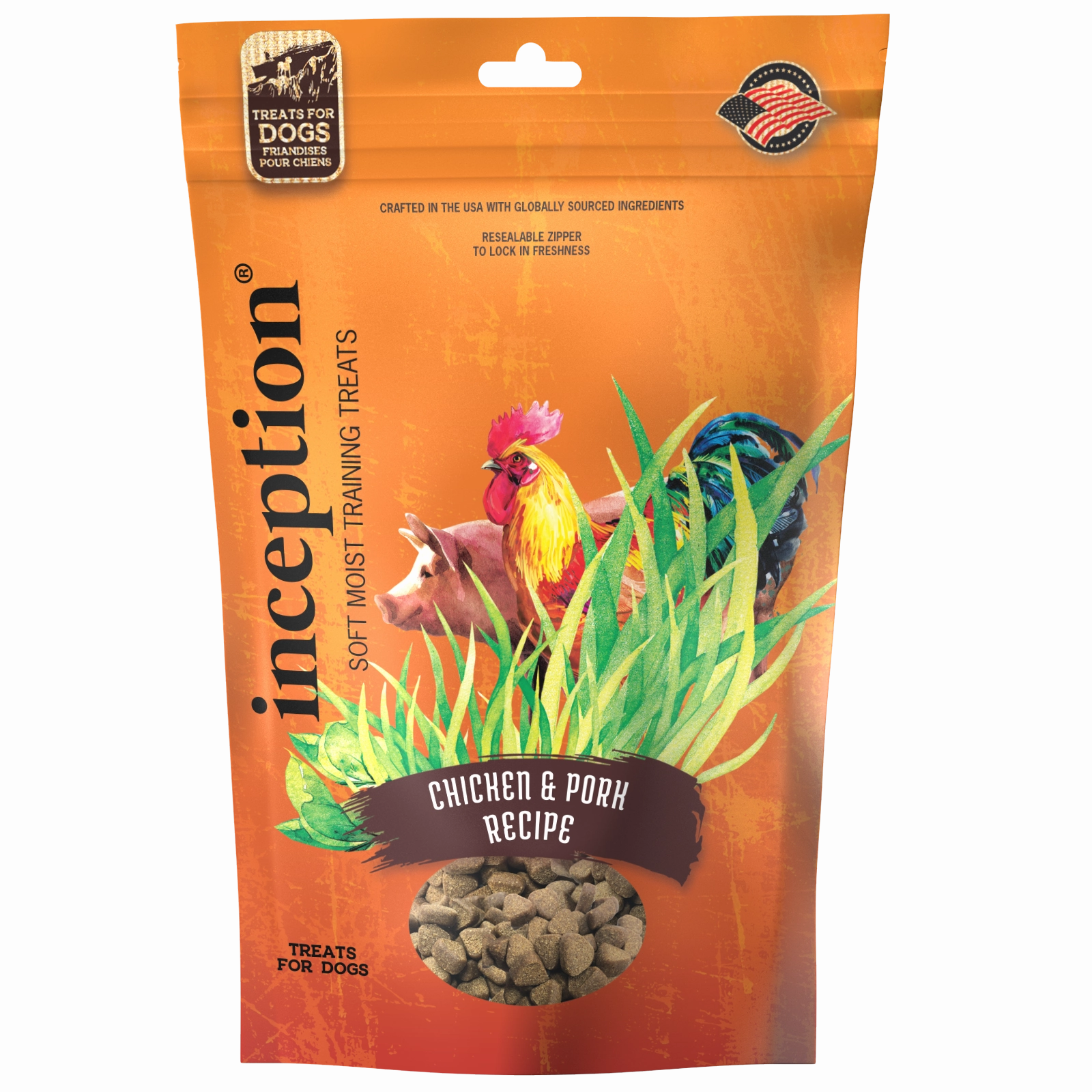 Inception Chicken & Pork Soft Moist Dog Training Treat