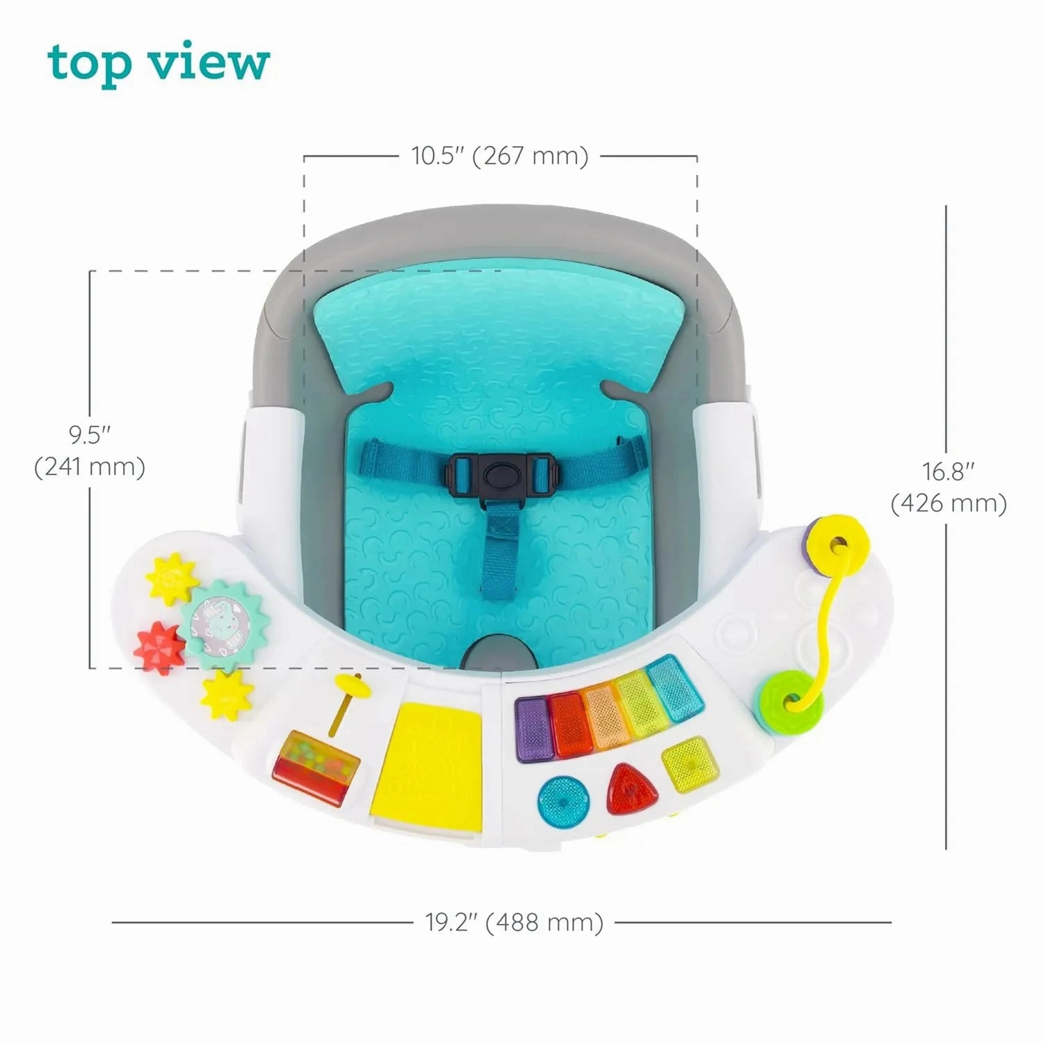 Infantino Music & Lights 3-in-1 Discovery Seat and Booster (See Description)