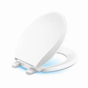 KOHLER 75758-RL-0 Cachet Nightlight ReadyLatch Round-Front Toilet Seat