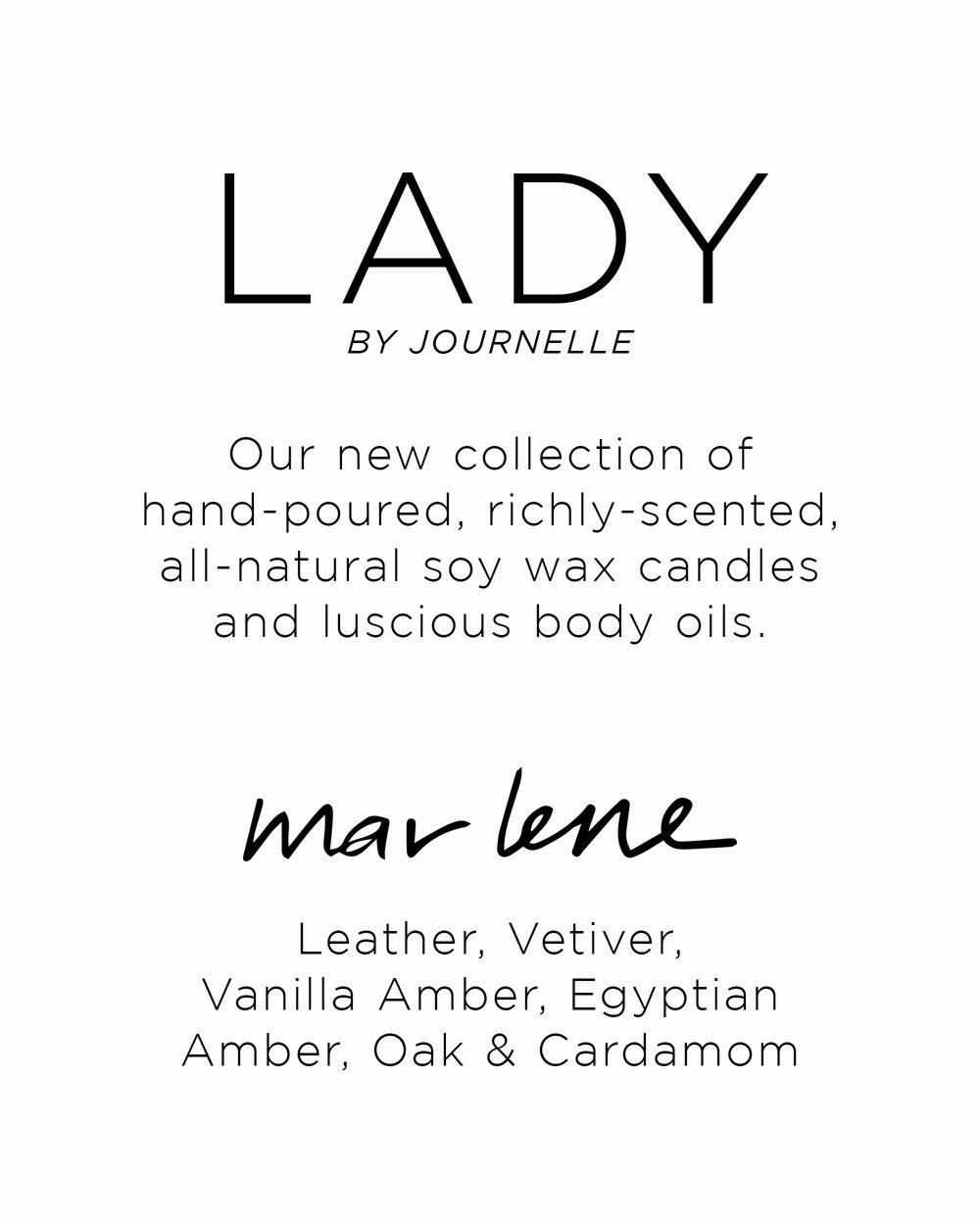 LADY x Marlene Candle