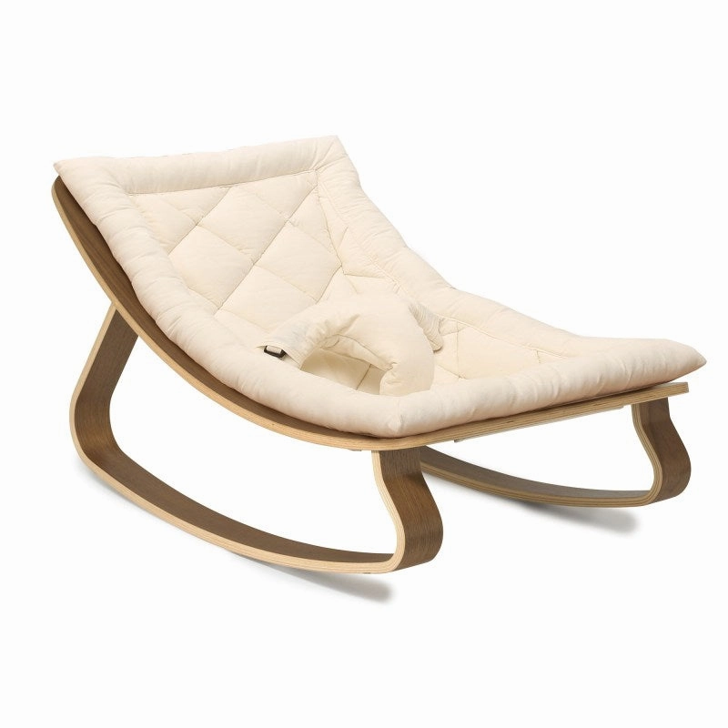 Levo Baby Rocker - Organic Milk/White