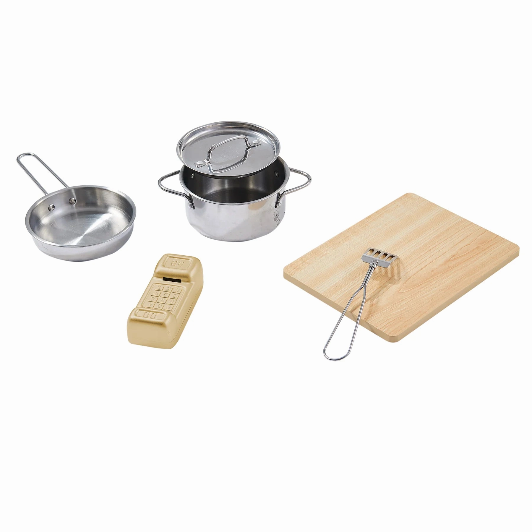 Little Chef Berlin Modern Play Kitchen with Accessories, Gray/White