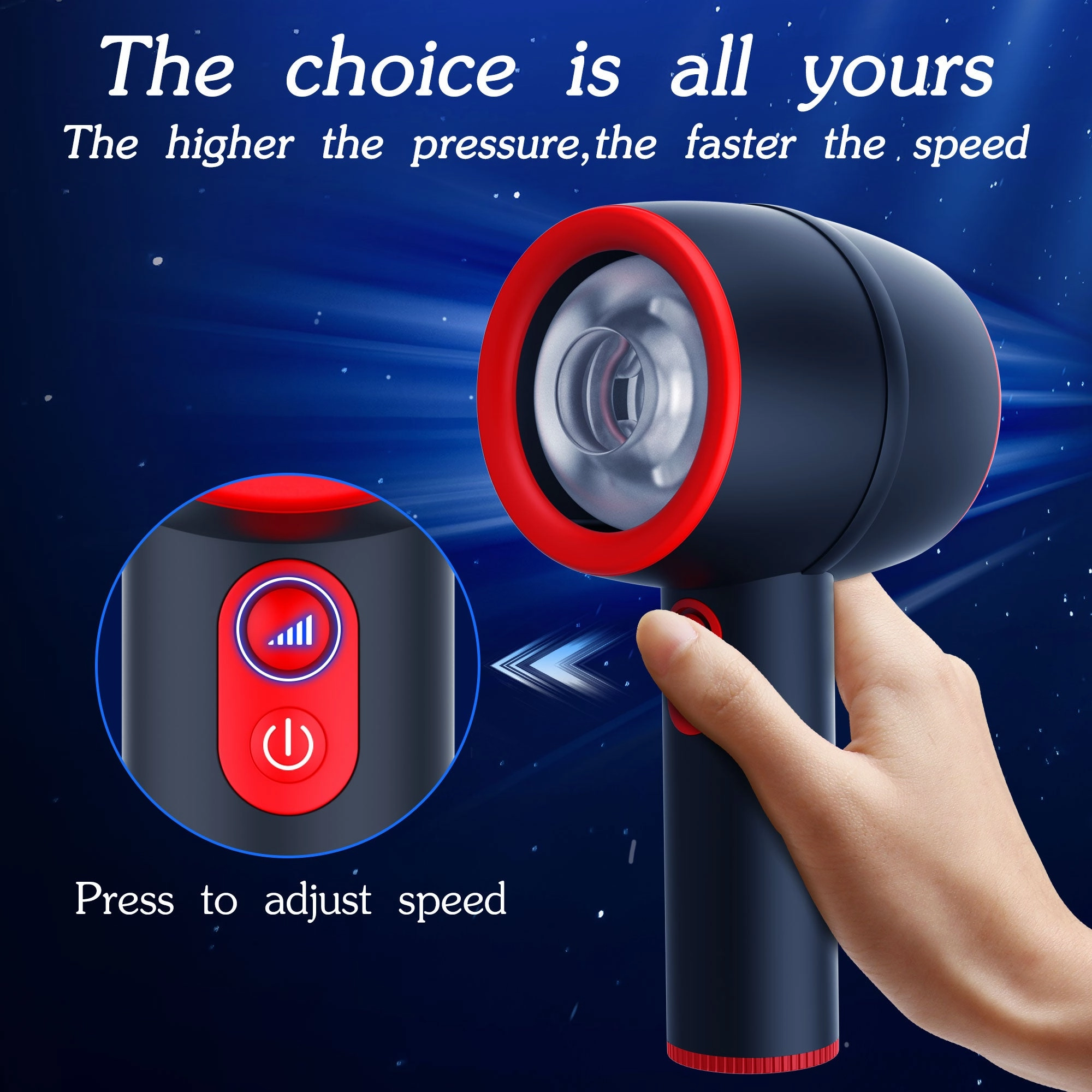 Male Masturbators Cup with 3 Thrusting Modes, Double Speed Magnetic Charging