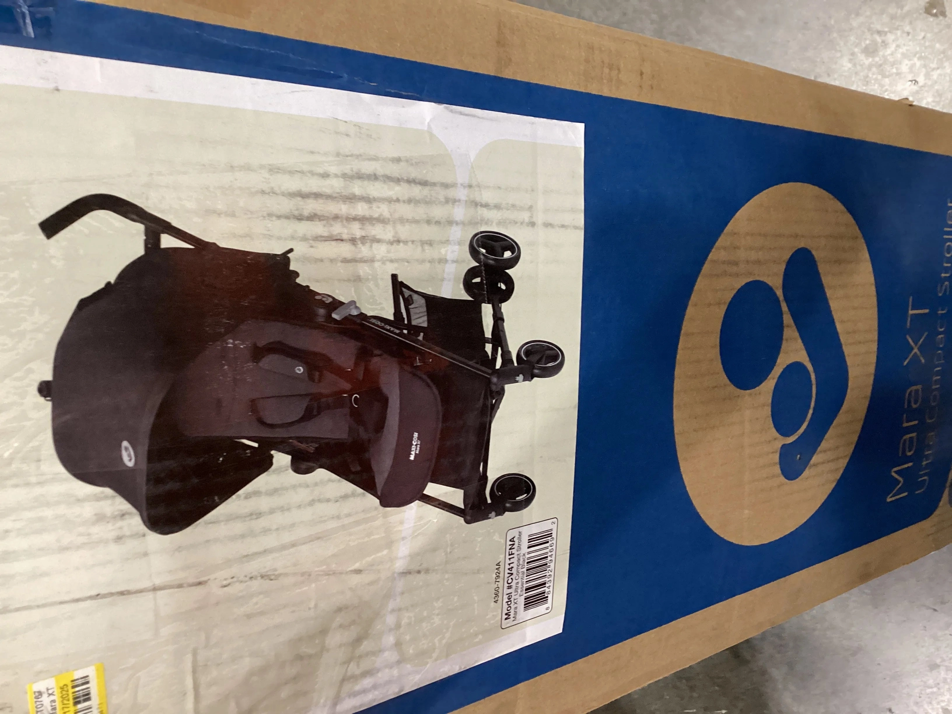 Mara XT Ultra Compact Stroller - Essential Black (See Description)