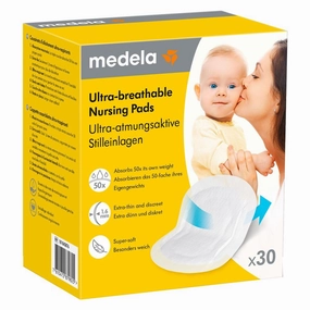 Medela Ultra-Breathable Nursing Pads 30 Pack