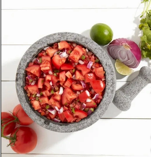 Molcajete Large Natural Stone Mortar and Pestle