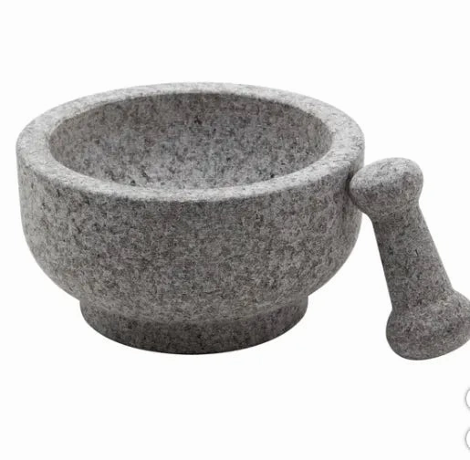 Molcajete Large Natural Stone Mortar and Pestle