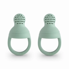 Mushie Fresh Food Feeder Cambridge Blue