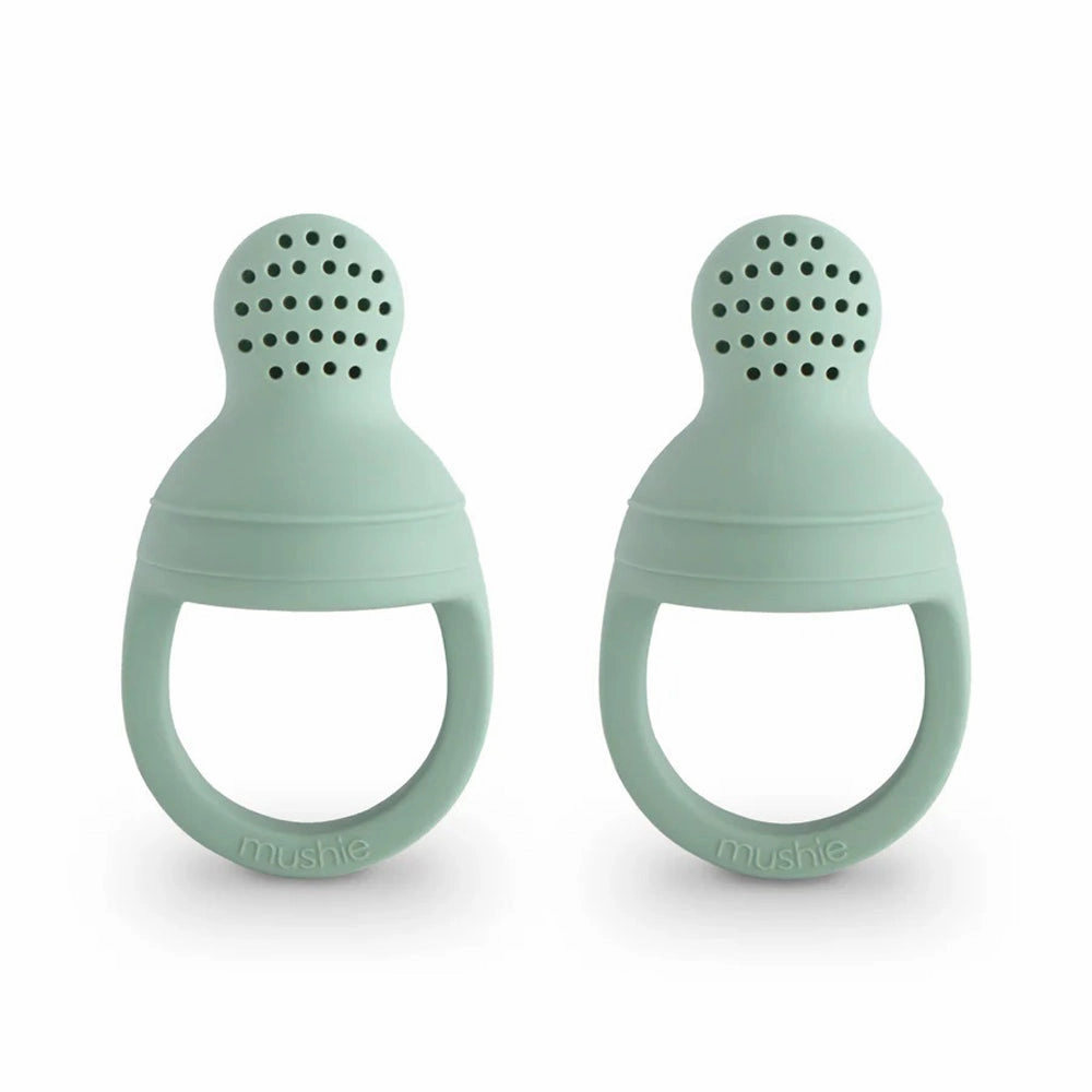 Mushie Fresh Food Feeder Cambridge Blue