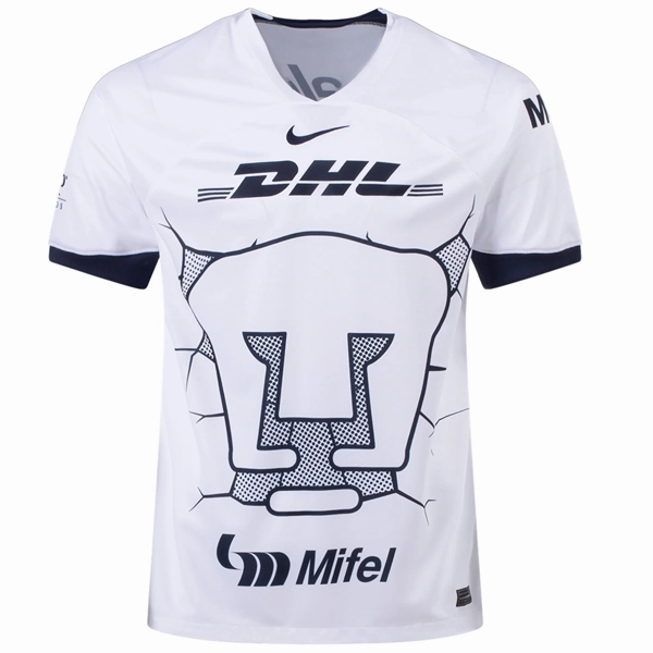Nike Pumas UNAM Juan Dinenno Home Jersey w/ Liga MX Patch 23/24 (White/Obsidian)