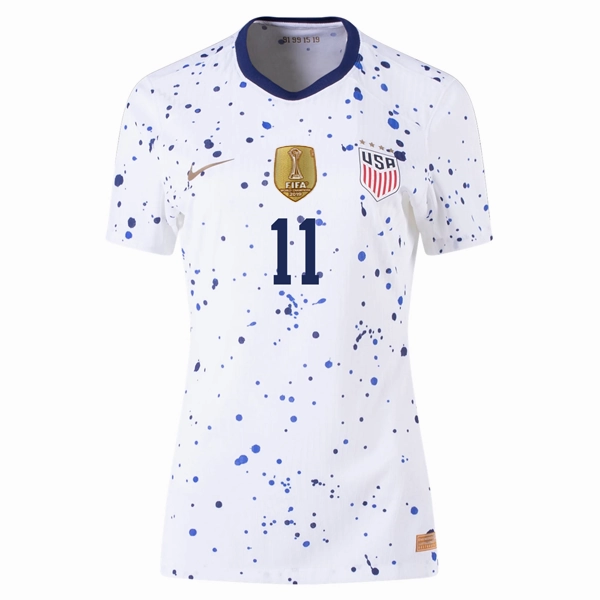 Nike Womens United States Sophia Smith 4 Star Authentic Match Home Jersey 23/24 w/ 2019 World Cup Champions Patch (White/Loyal Blue)