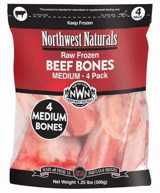 Northwest Naturals Raw Frozen Beef Bones Dog Chews