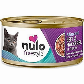 Nulo FreeStyle Minced Cat Can Beef & Mackerel Cat Food