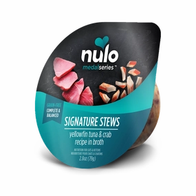 Nulo Medalseries Signature Stews Cat & Kitten Yellowfin Tuna & Crab Recipe in Broth