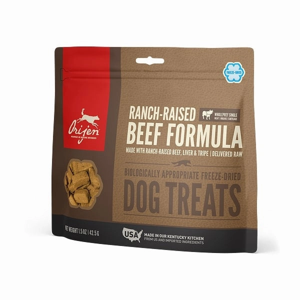 ORIJEN Freeze Dried Ranch Raised Beef Dog Treats