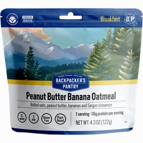 Peanut Butter & Banana Oatmeal (1 Serving)