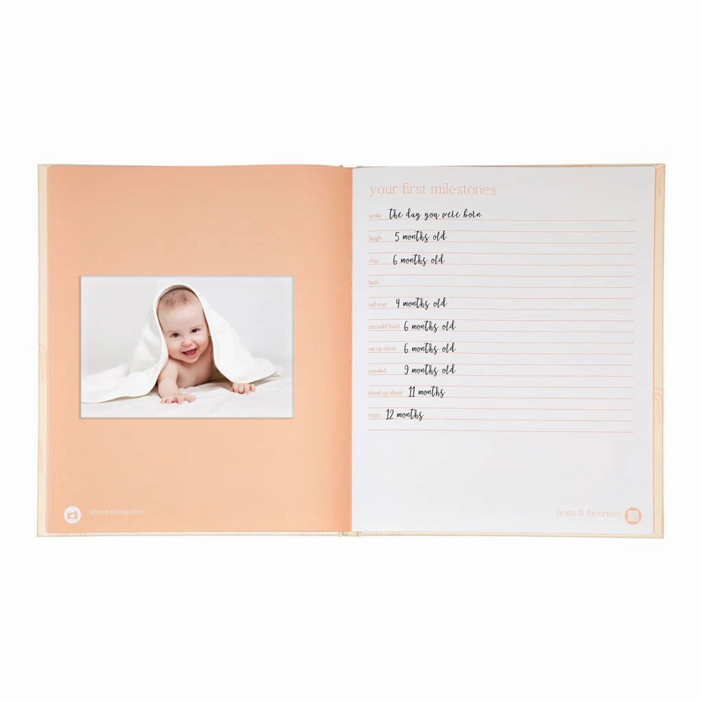 Pearhead Rainbow Babybook