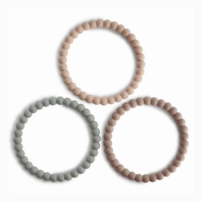 Pearl Teething Bracelet 3-Pack