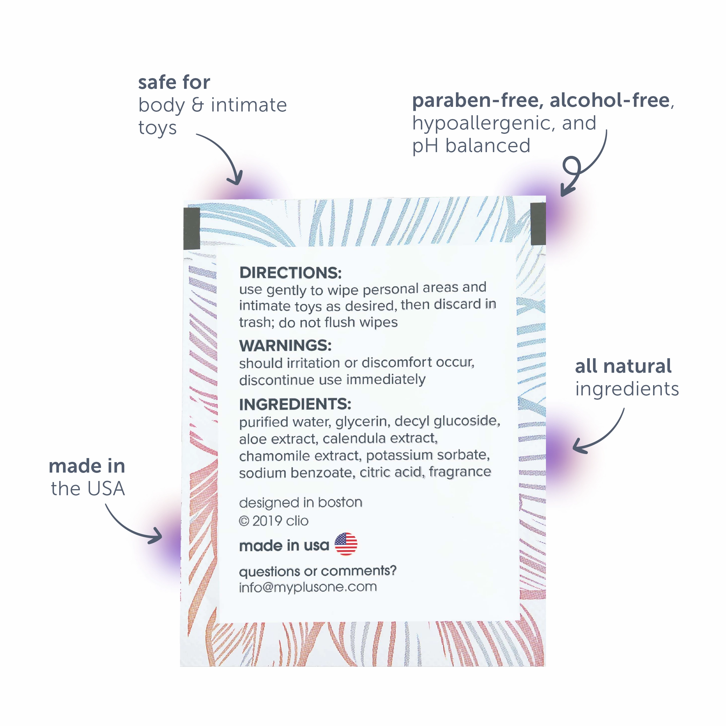plusOne® toy cleaning wipes