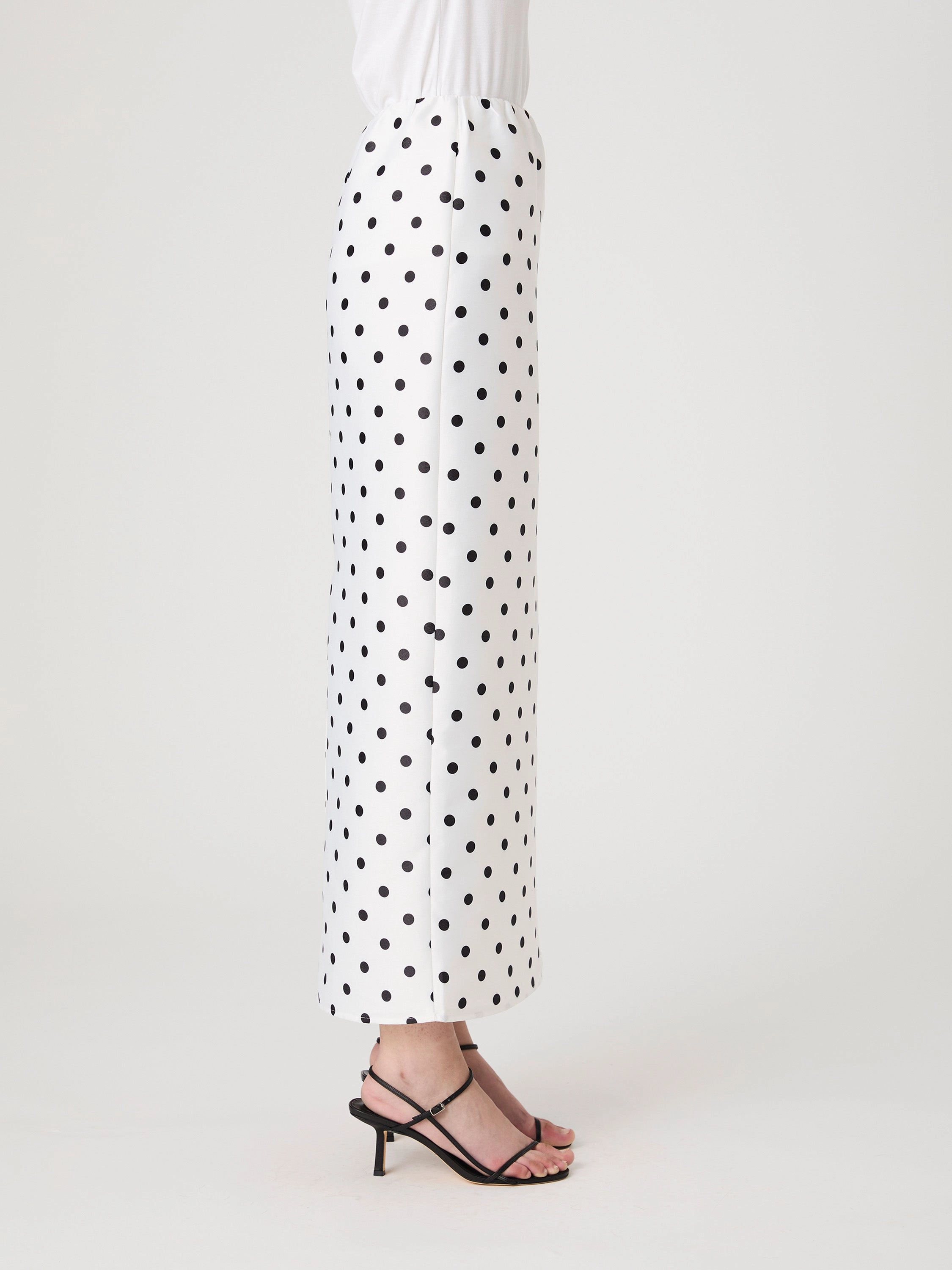 Polka Dot Maxi Skirt