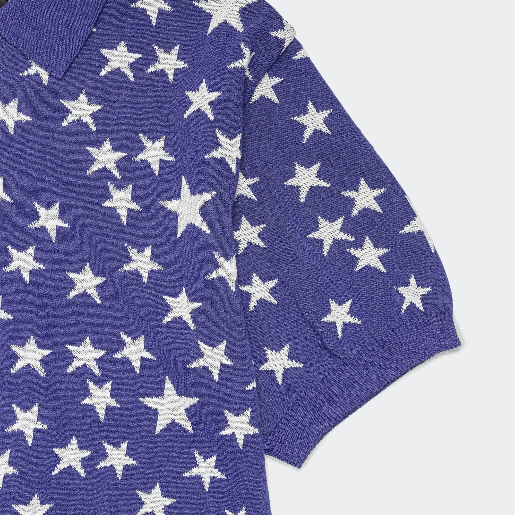 Polo SS Sweater - Purple PE/Washi Knit