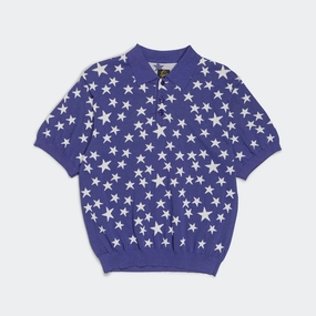 Polo SS Sweater - Purple PE/Washi Knit