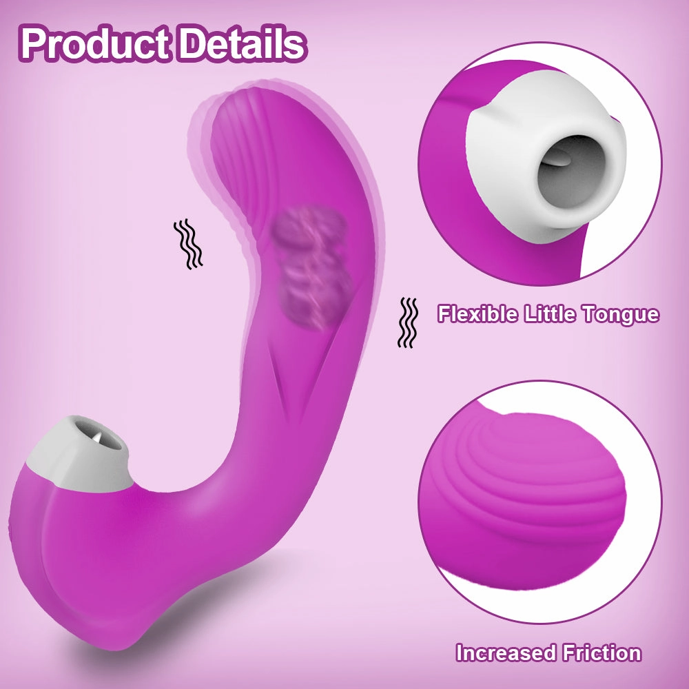 Powerful Clitoral Sucking Licking Vibrators for Women G Spot Oral Clit Sucker Rechargeable Dildo