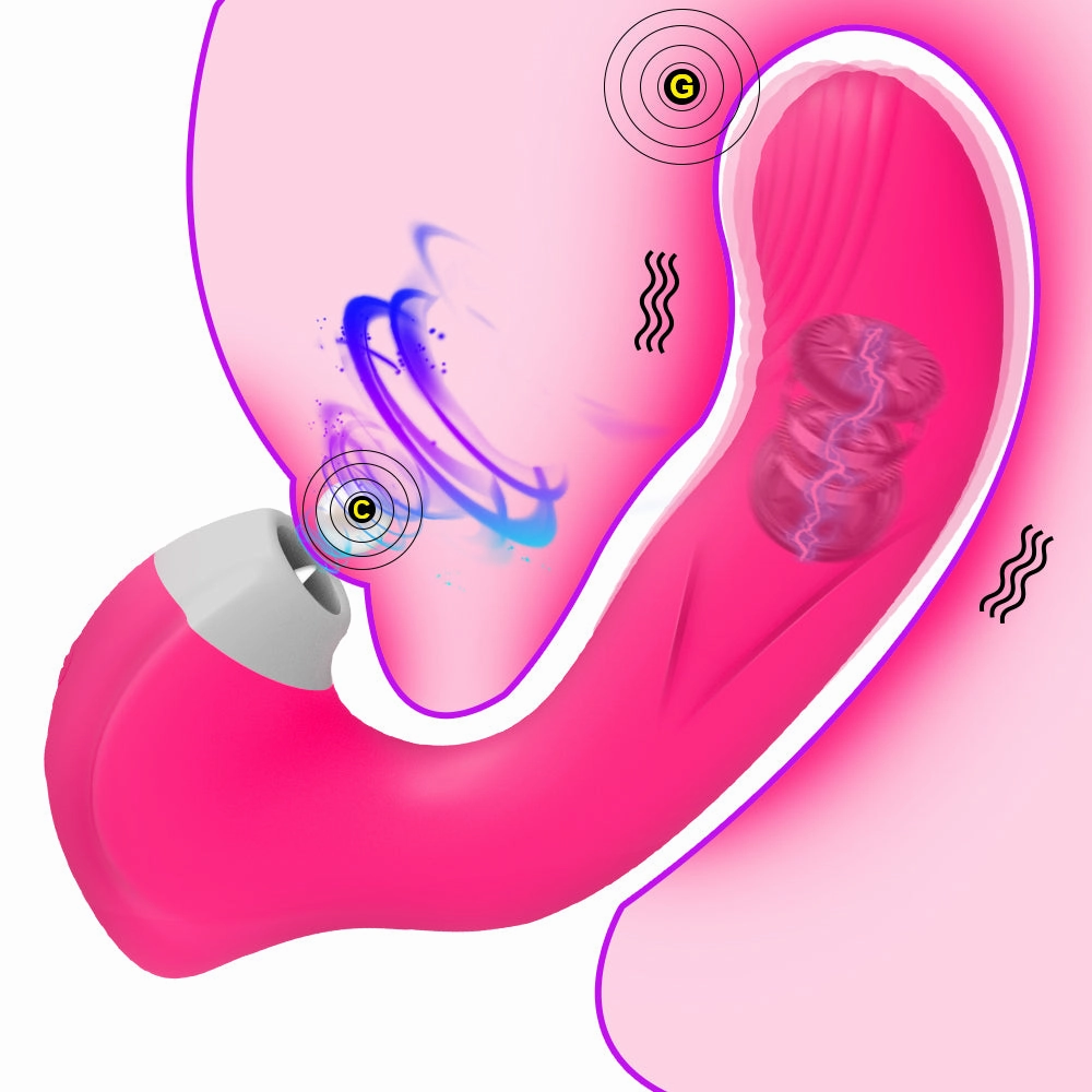 Powerful Clitoral Sucking Licking Vibrators for Women G Spot Oral Clit Sucker Rechargeable Dildo