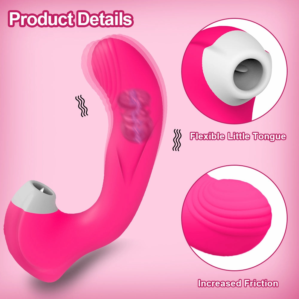 Powerful Clitoral Sucking Licking Vibrators for Women G Spot Oral Clit Sucker Rechargeable Dildo