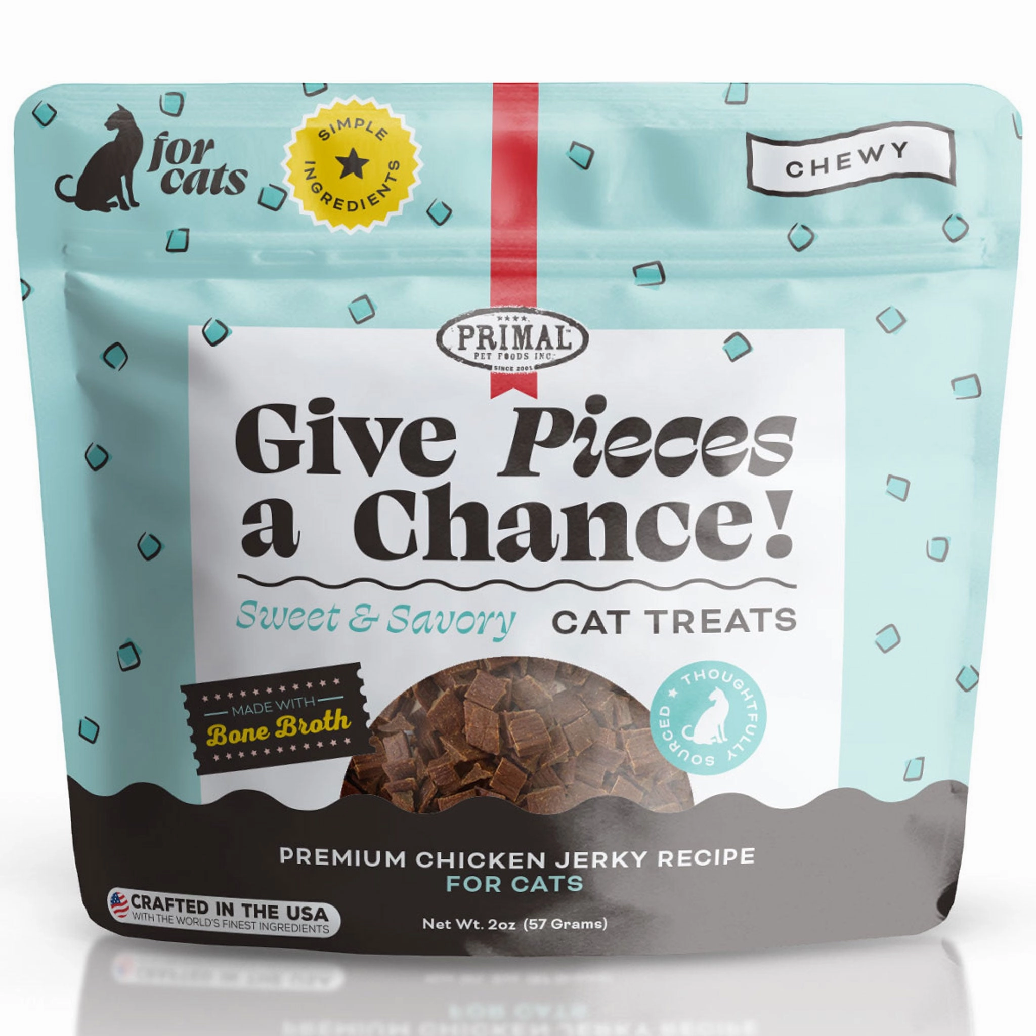 Primal Give Pieces A Chance Chicken Cat Treats