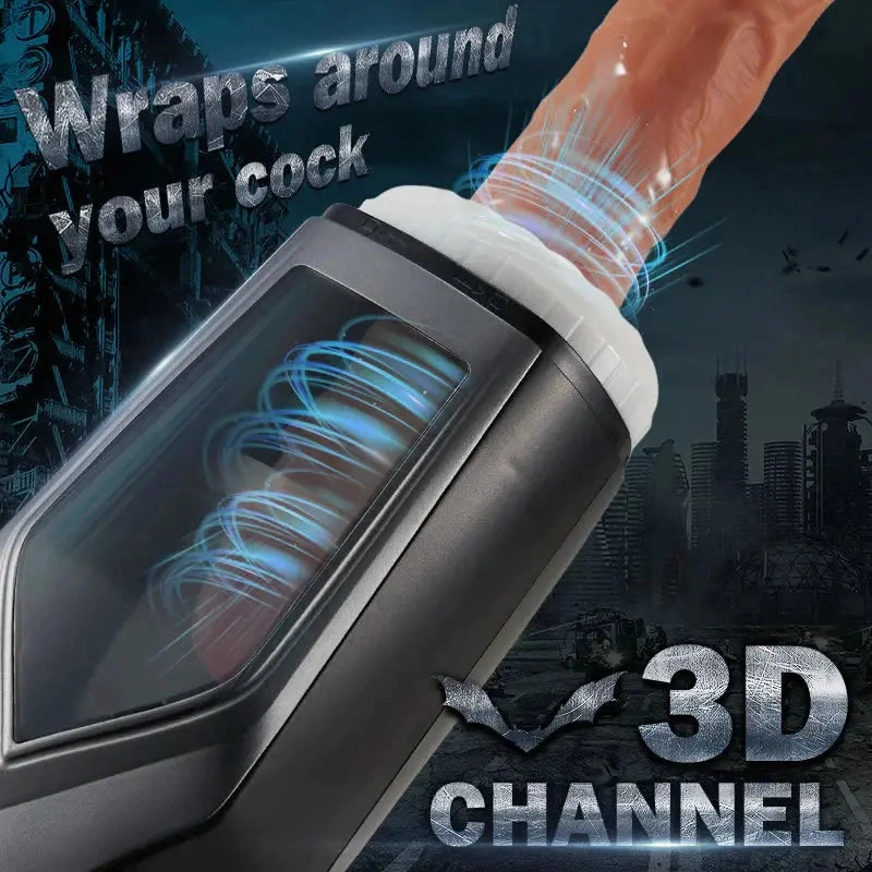 Quusvik Oral Male Masturbator with Thrusting, Vibrating & Window