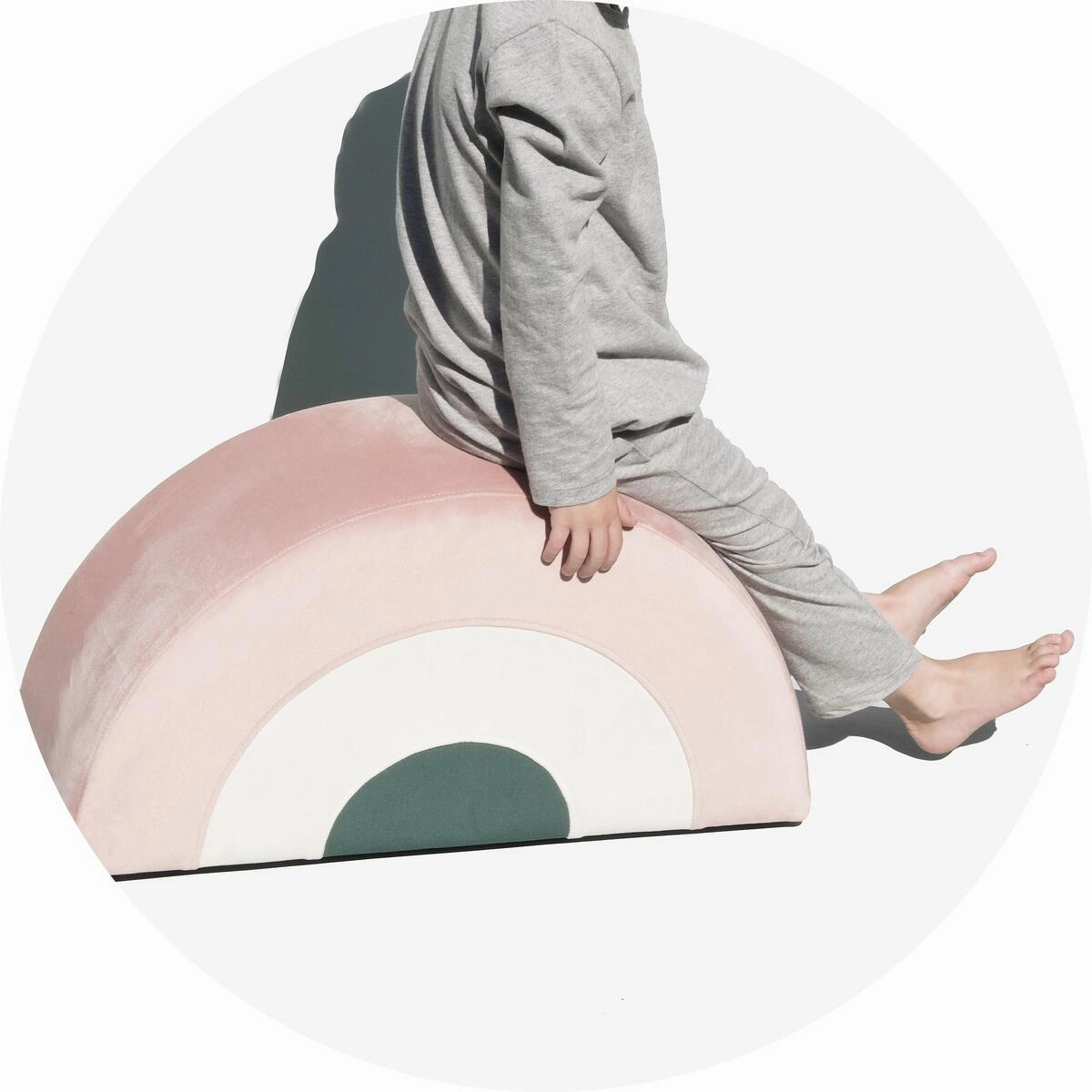 Rainbow Pouf