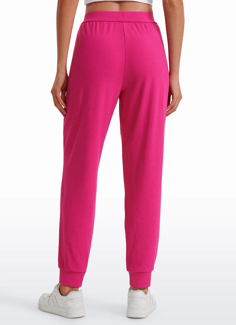 Ribbed Pockets Sweatpants 28"