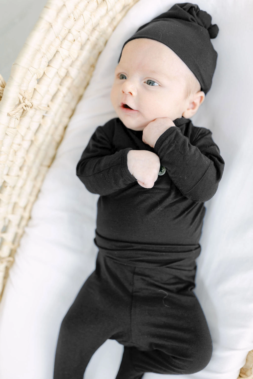 Riley Outfit and Hat Set | Black