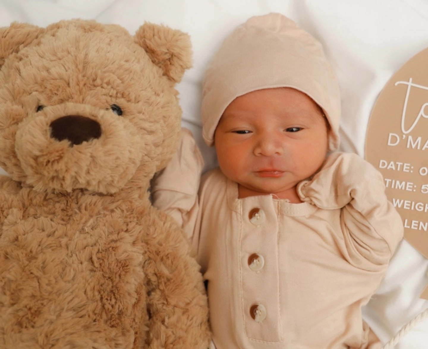 Riley Outfit and Hat Set | Sand
