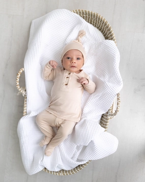 Riley Outfit and Hat Set | Sand