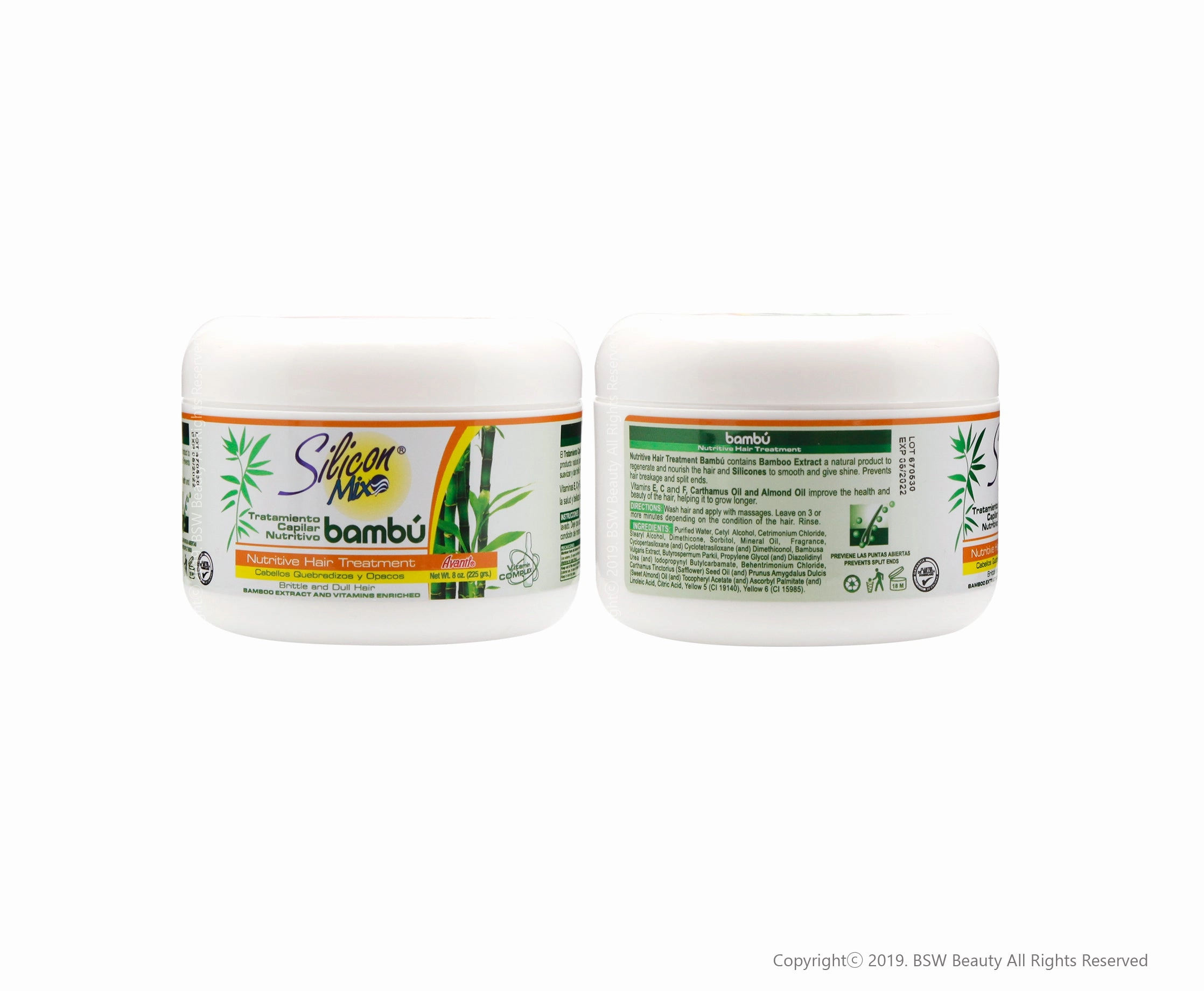 SILICON MIX BAMBU NUTRITIVE HAIR TREATMENT 8oz / 16oz