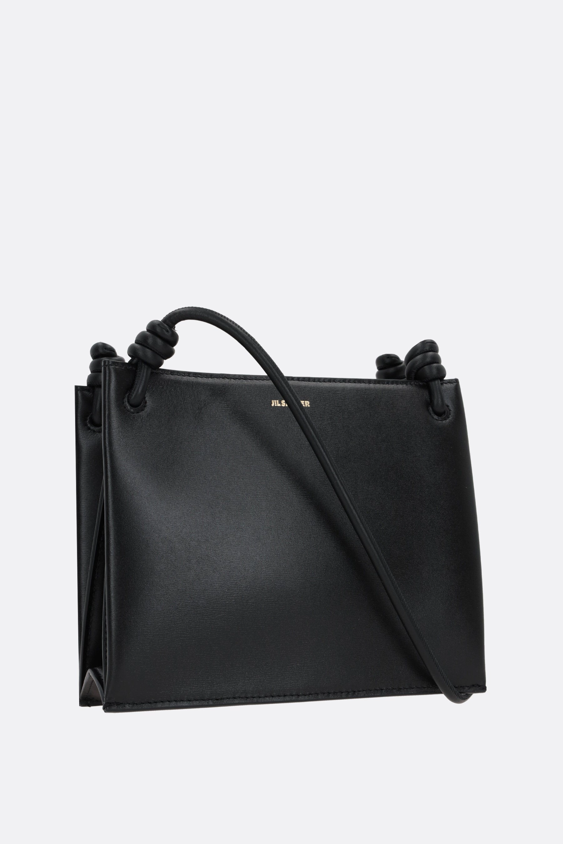 smooth leather small shoulder bag