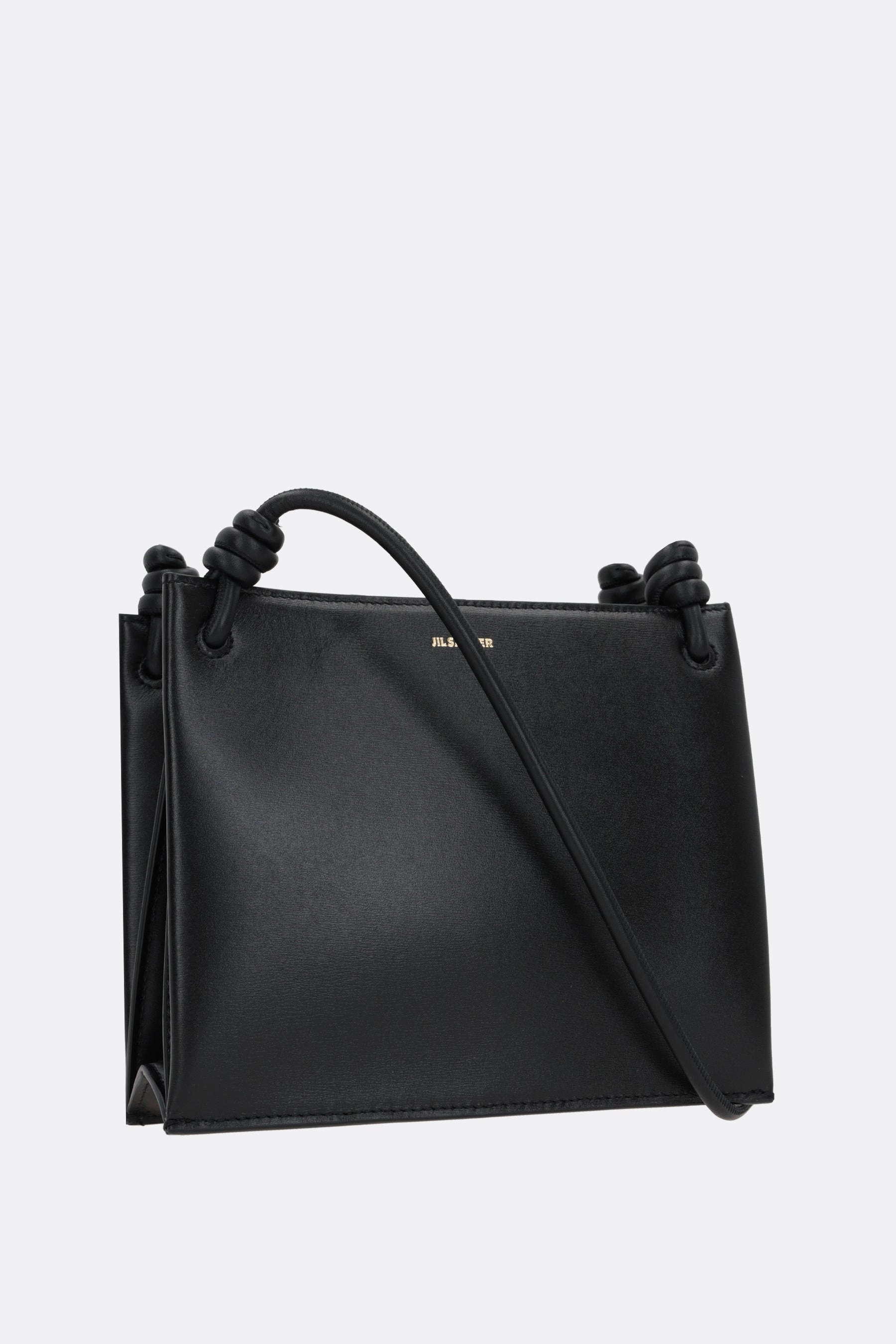 smooth leather small shoulder bag