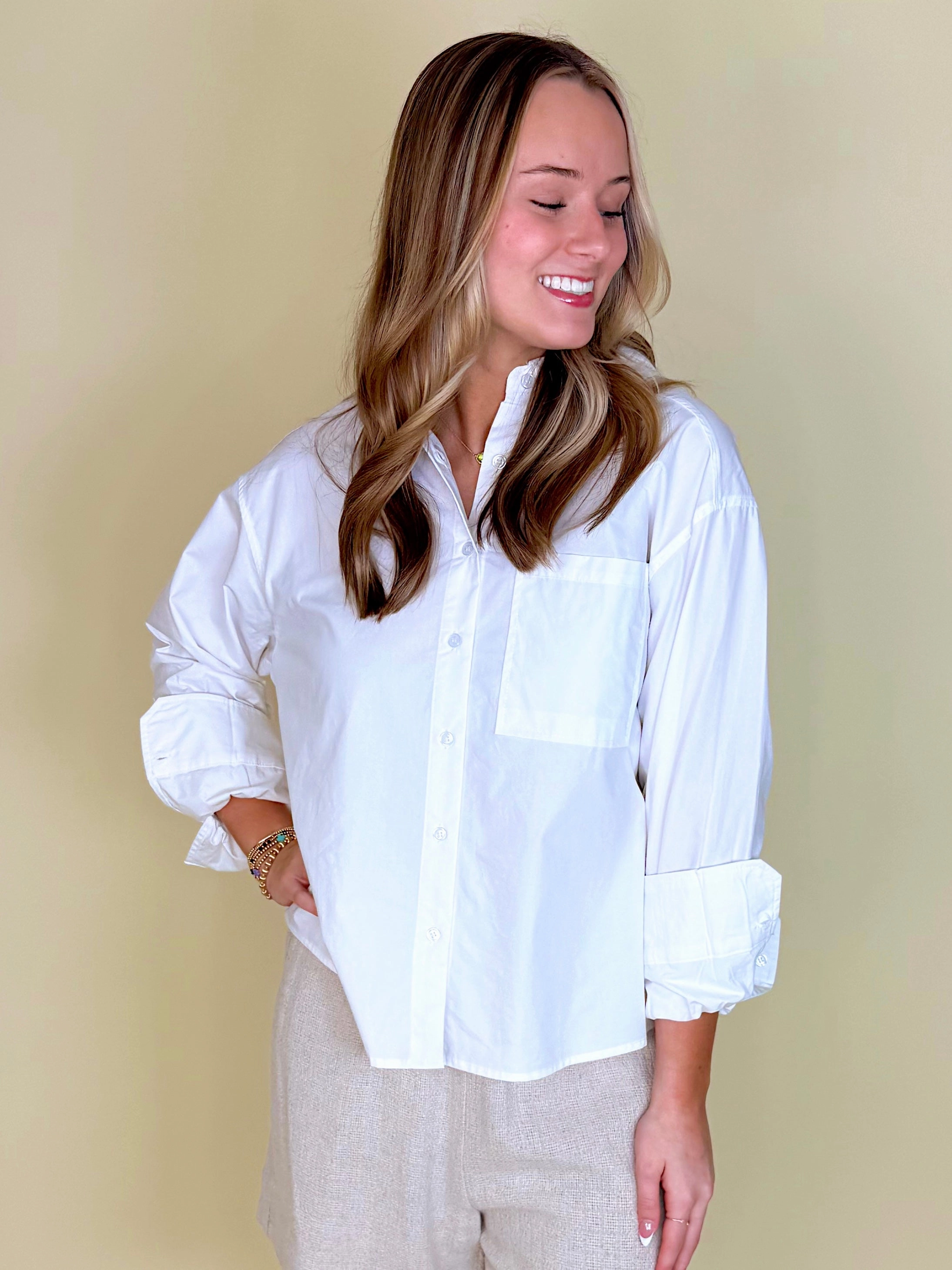 Smooth Sailing Button-Down