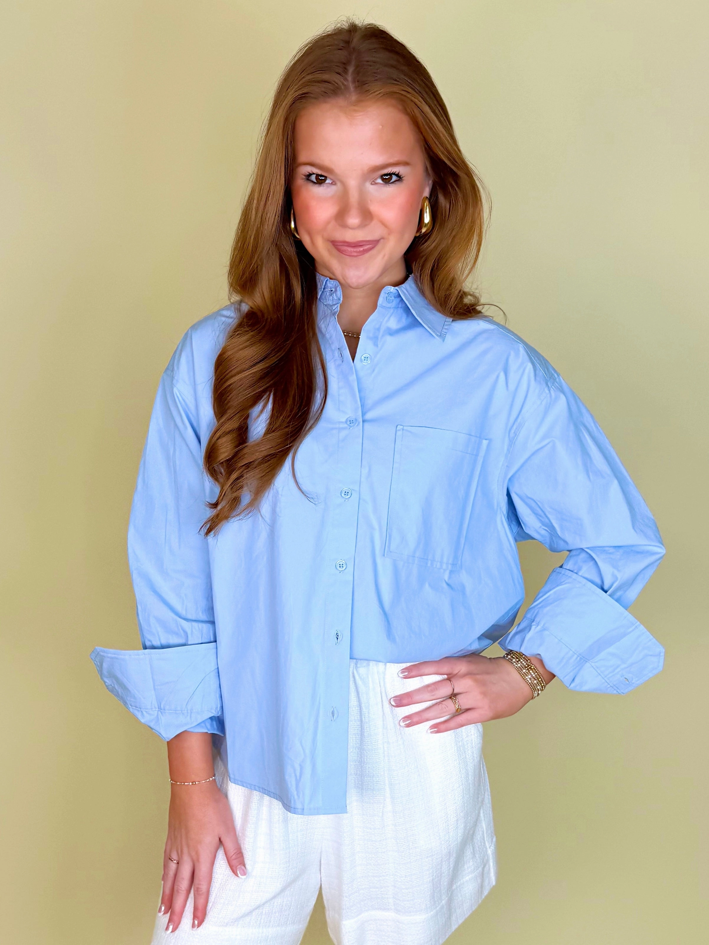 Smooth Sailing Button-Down