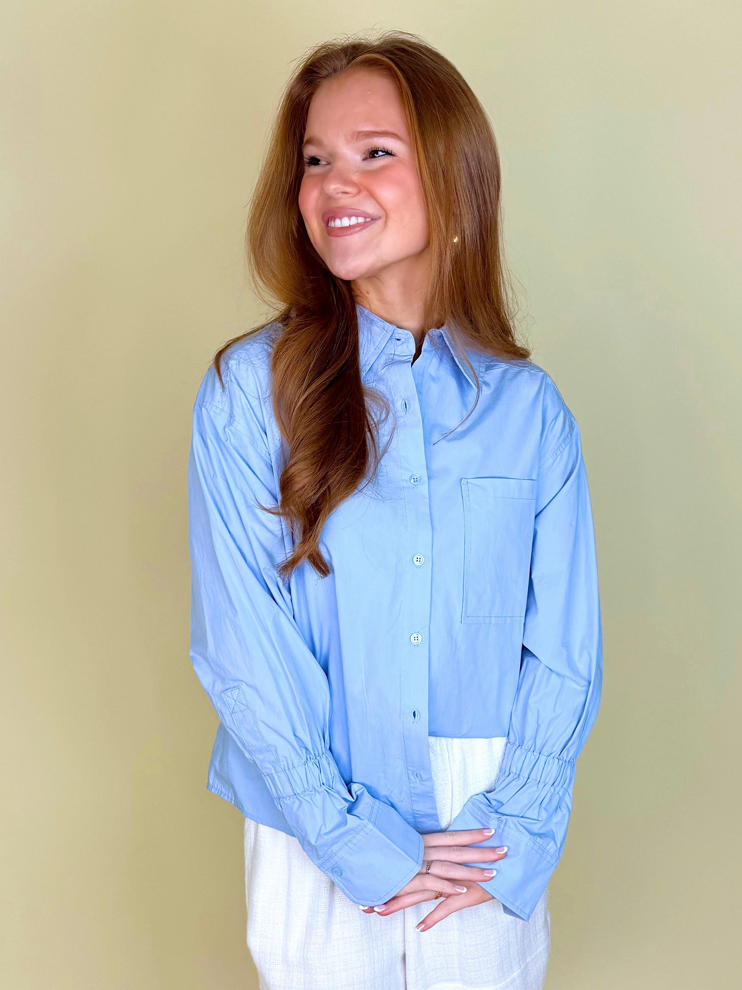 Smooth Sailing Button-Down