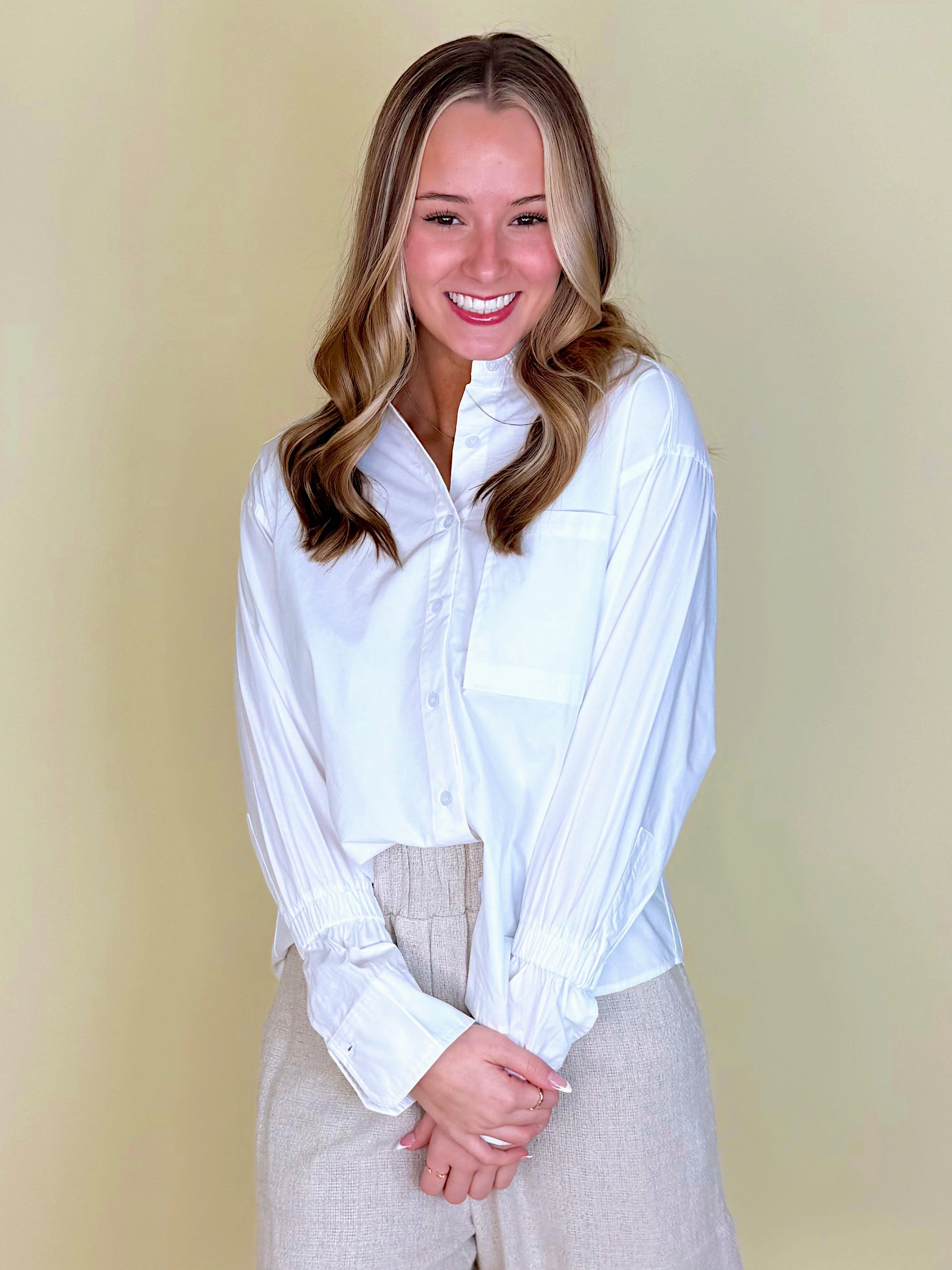 Smooth Sailing Button-Down