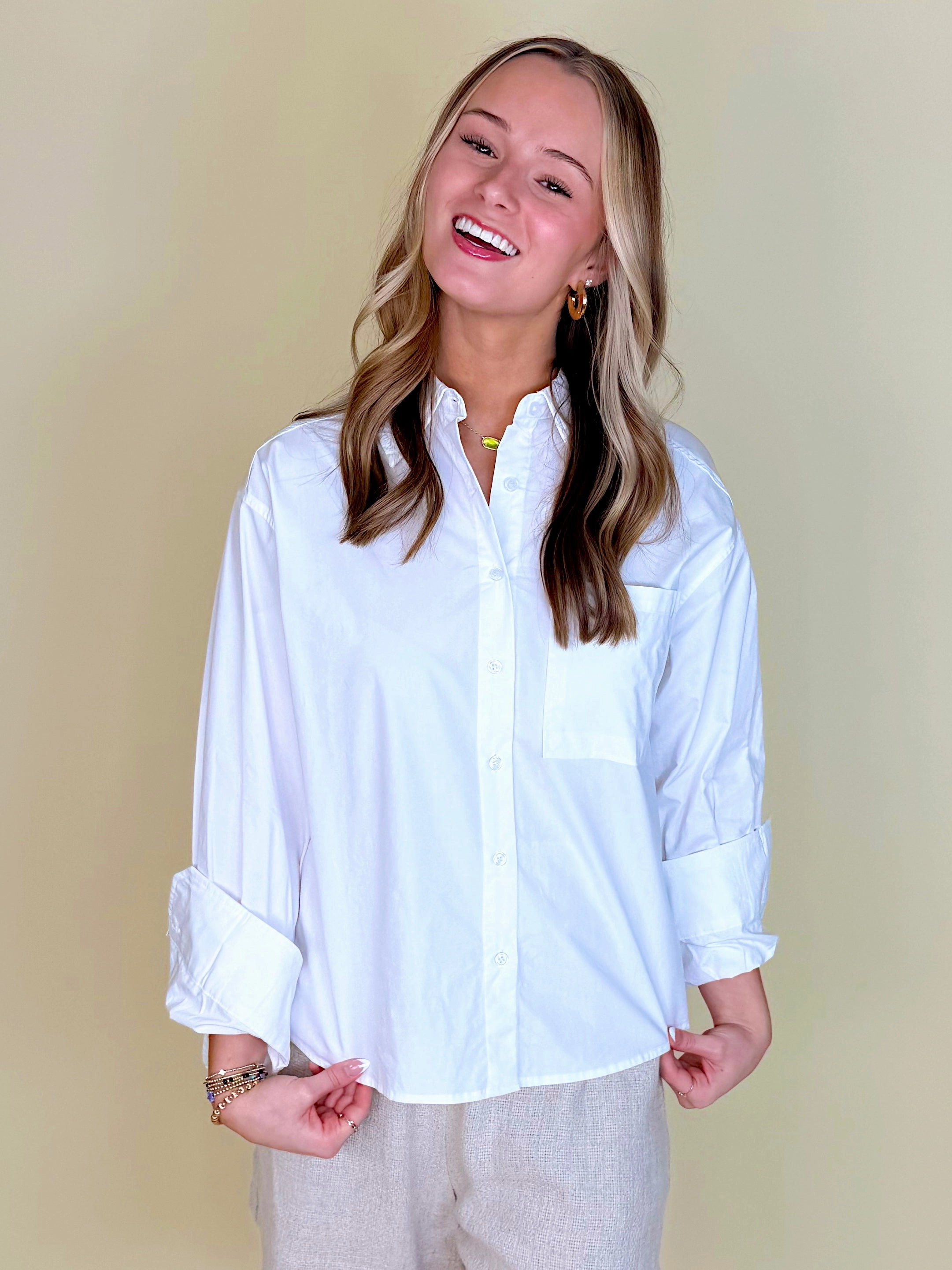 Smooth Sailing Button-Down