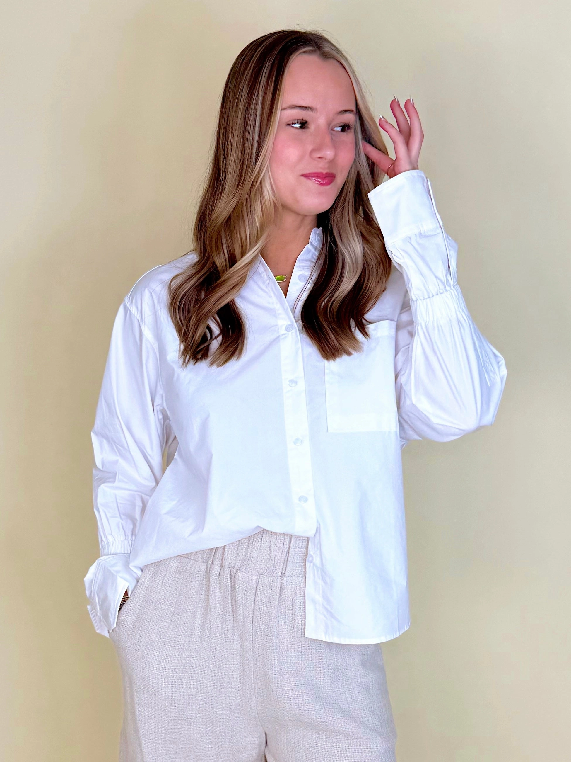 Smooth Sailing Button-Down