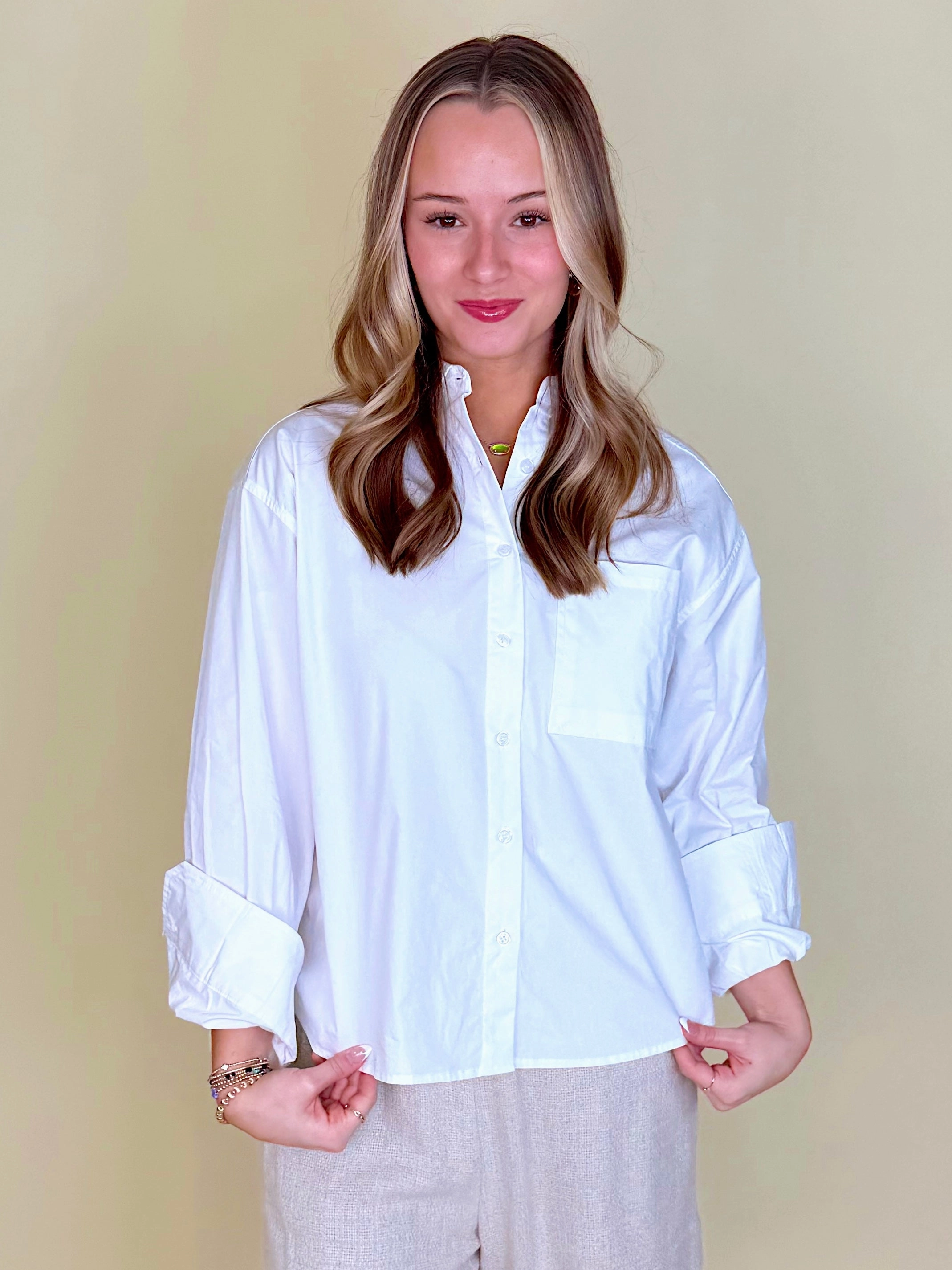 Smooth Sailing Button-Down