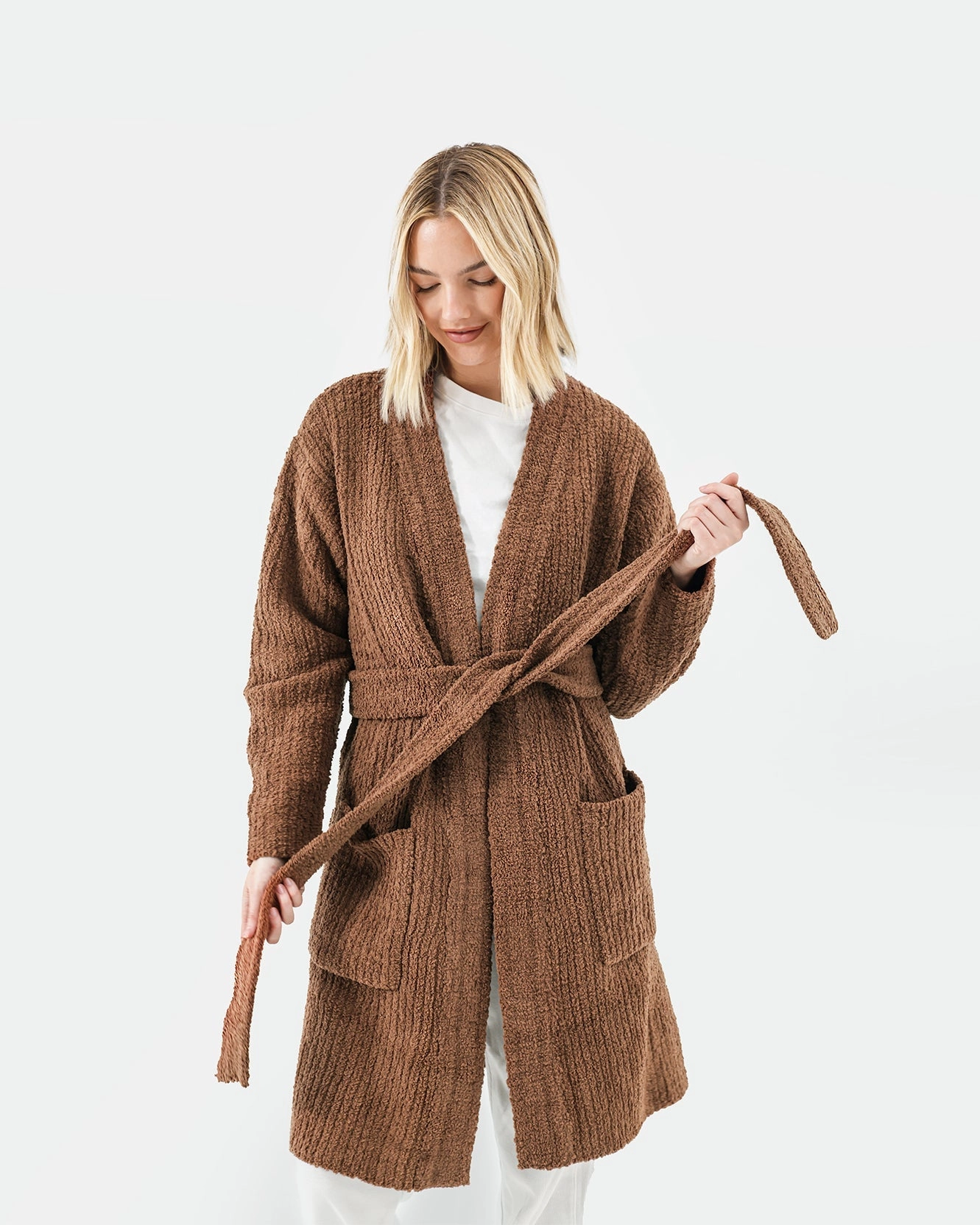 Snug Ribbed Cardigan