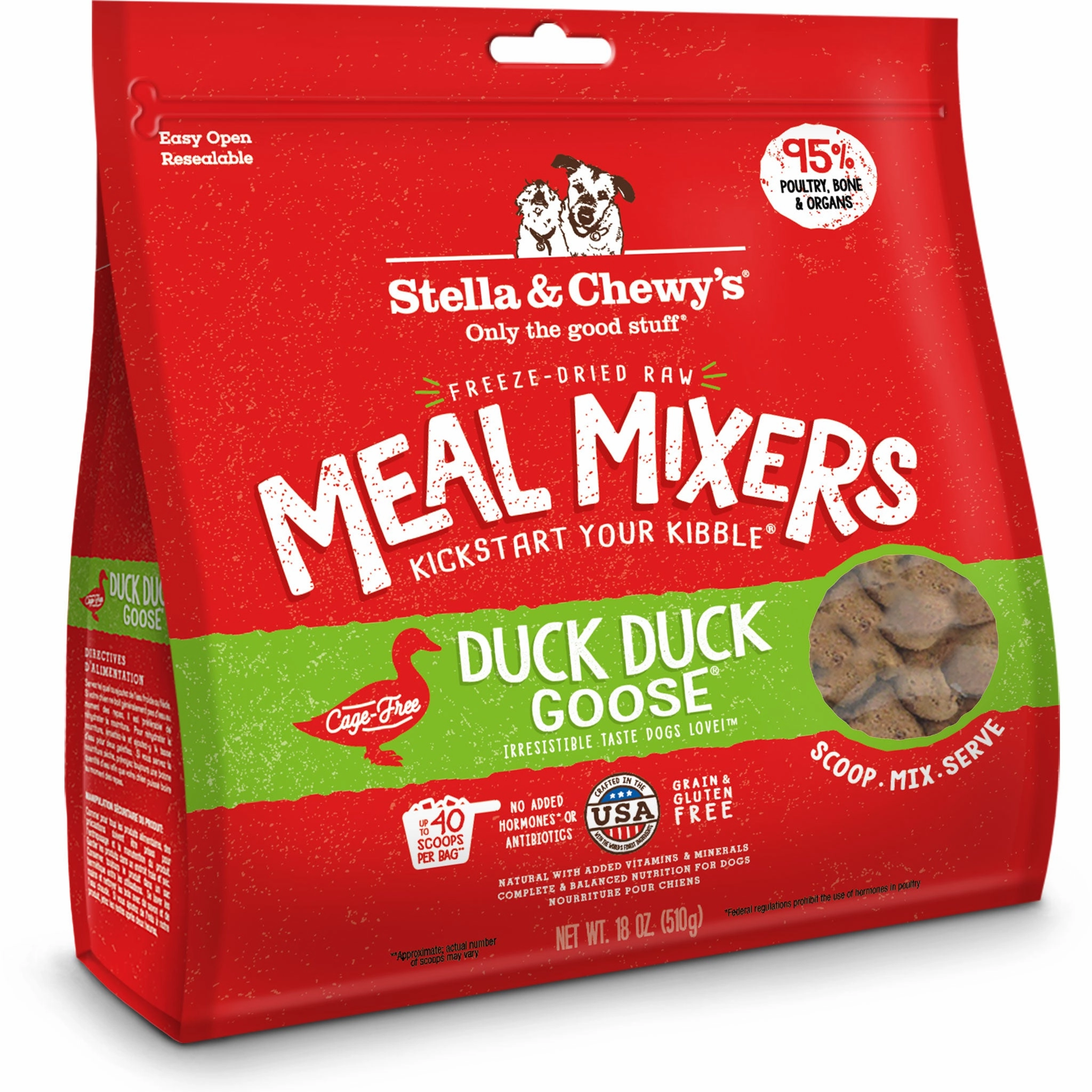 Stella & Chewy's Meal Mixers Duck & Goose Dog Food