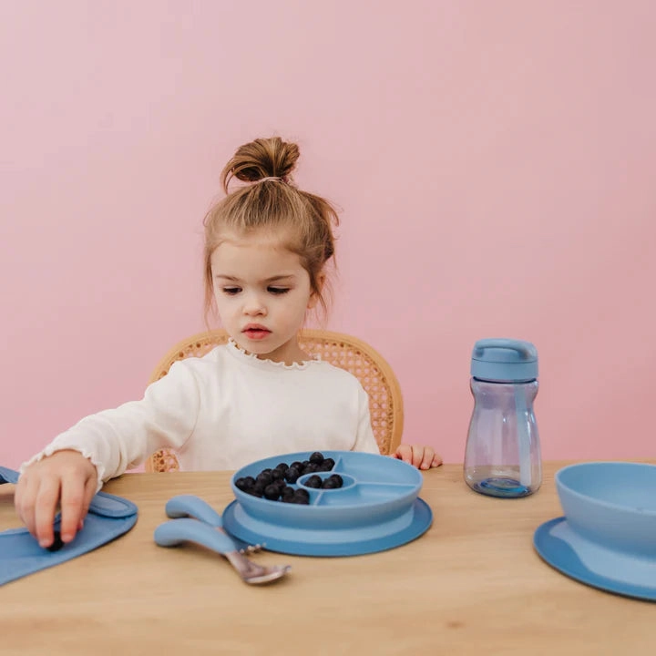 Stick & Stay Suction Divided Plate VARIOUS COLOURS